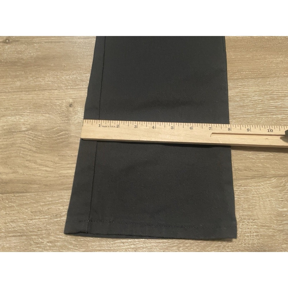 Dickies Black Crafted For Women's Pants Women's Sz 4 (30) Black Flat Front - Picture 9 of 9